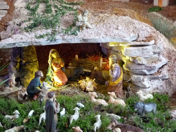 Božićne jaslice u Čilipima 2014. godine